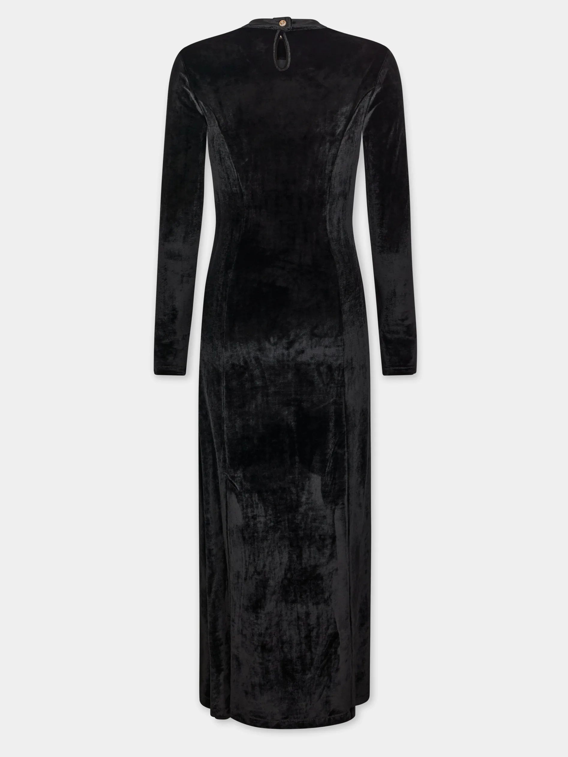 Best ROBE MIDI NOIRE DRAPEE EN VELOURS Sélection De Soirée | Robes