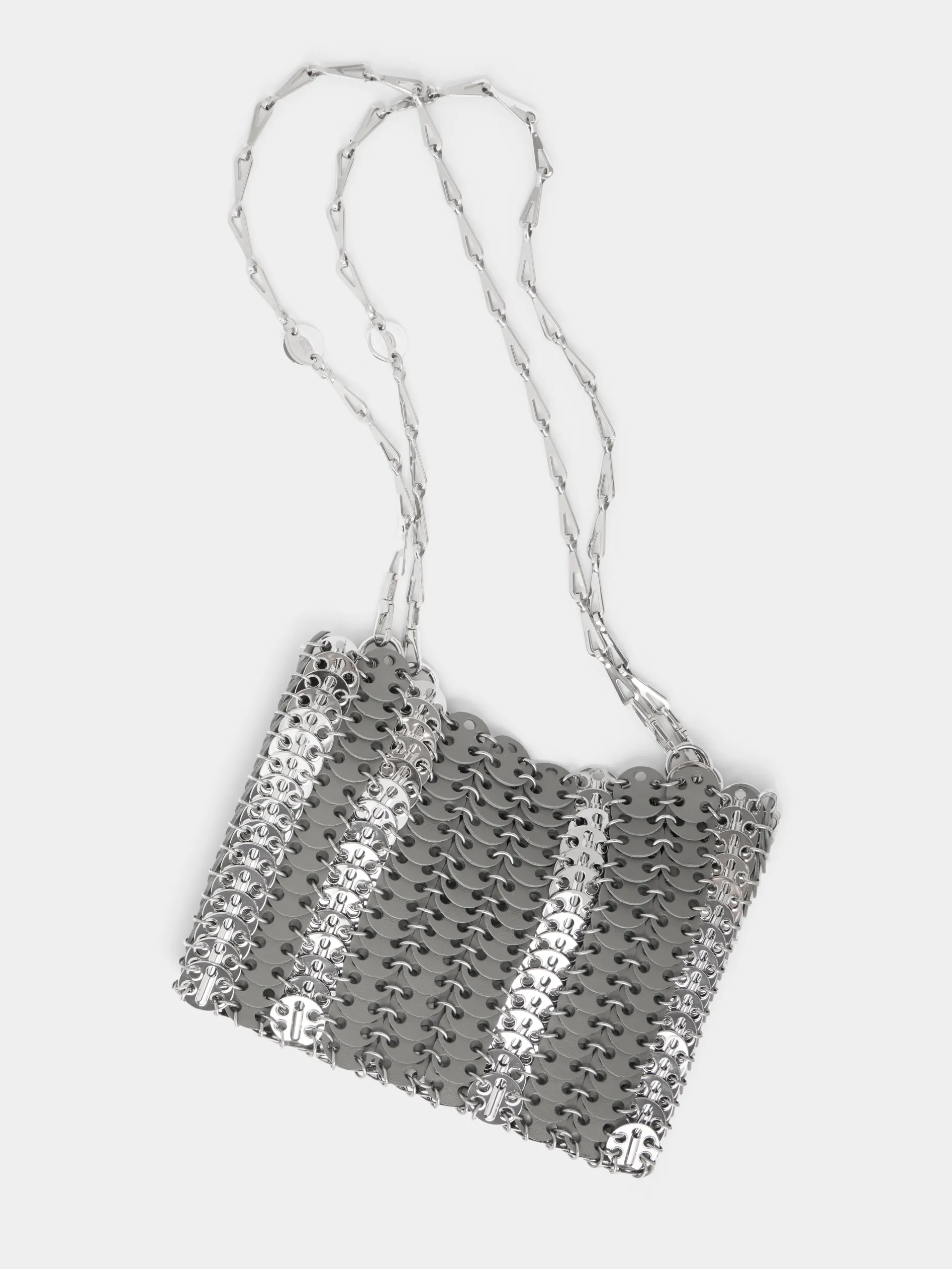 Outlet Sac 1969 gris EN MÉTAL ET CUIR Sacs Porté Épaule | Le Sac 1969