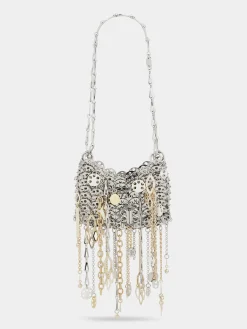 Online Sac 1969 nano argent assemblé à pampilles métalliques Personnalisez Votre Sac | Charms