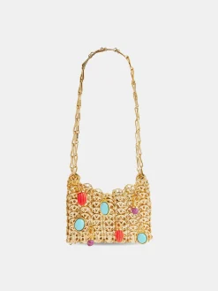 Sale Sac 1969 nano or orné de breloques colorées Sacs Porté Épaule | Le Sac 1969