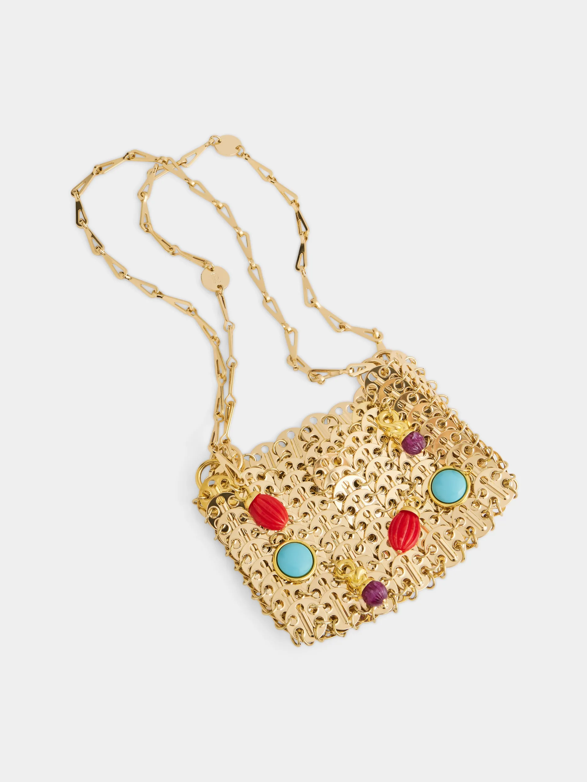Sale Sac 1969 nano or orné de breloques colorées Sacs Porté Épaule | Le Sac 1969