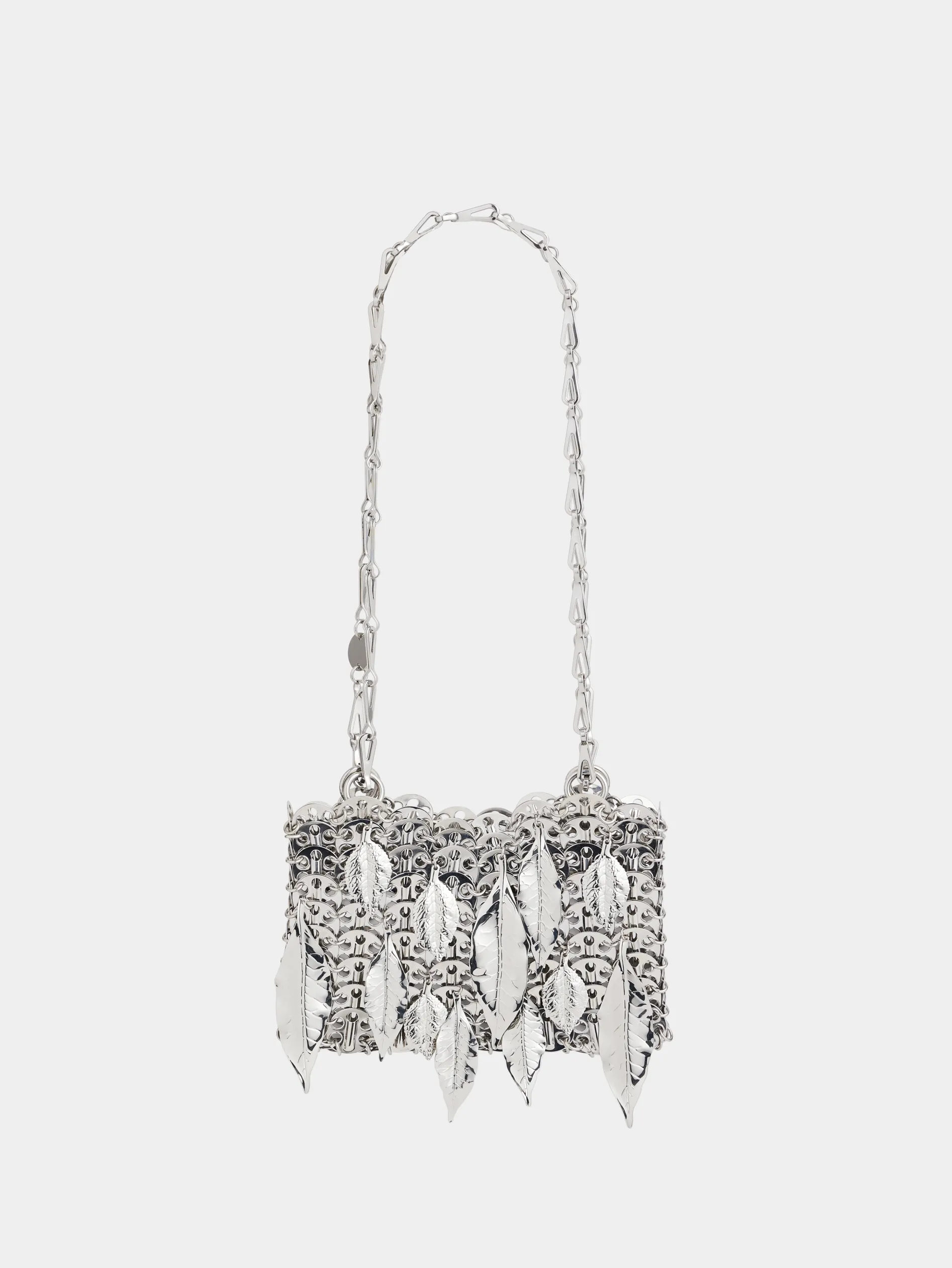 Outlet SAC ARGENT 1969 NANO FEUILLES METAL Sélection De Soirée | Personnalisez Votre Sac
