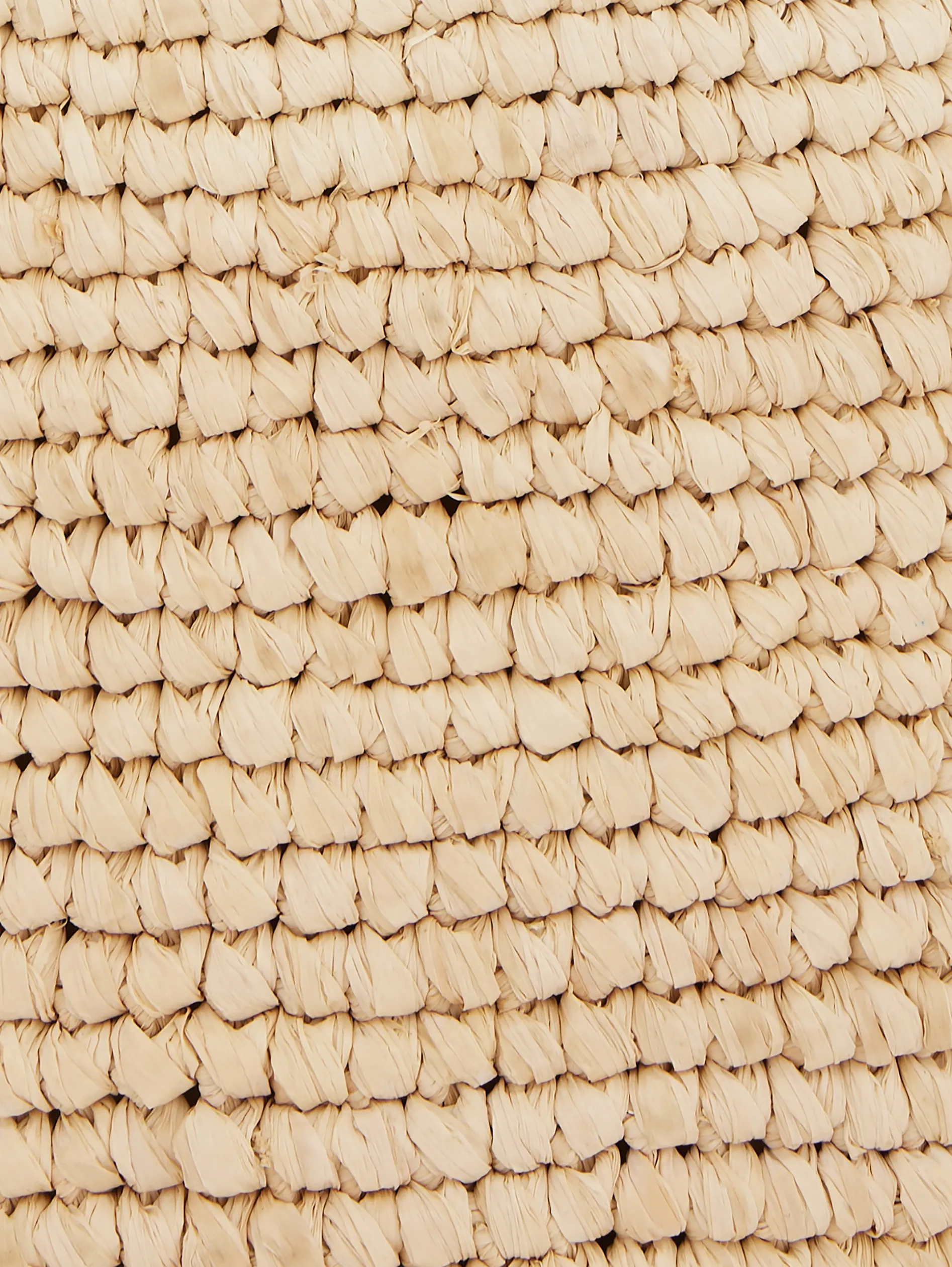 Store Sac cabas en raphia beige Sacs Porté Épaule