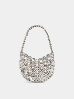 Shop Sac Moon Argent et Strass 1969 Personnalisez Votre Sac | Charms