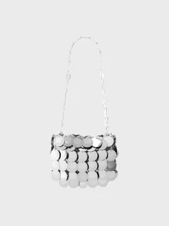 Sale Sac nano argenté en pastilles sparkles Sacs De Soirée