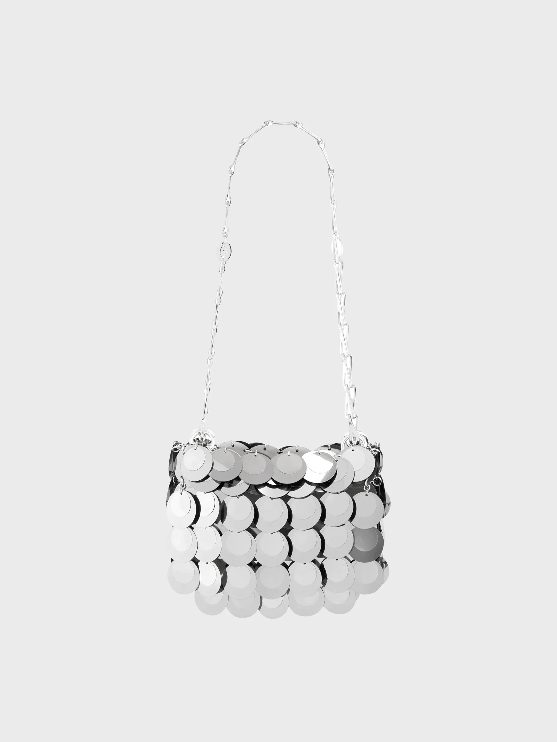 Sale Sac nano argenté en pastilles sparkles Sacs De Soirée