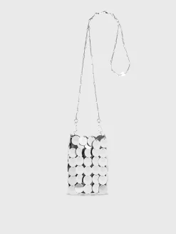 Outlet Sac pastilles sparkle argent Sacs De Soirée