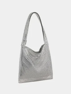 Flash Sale Sac Pixel argent Sacs Porté Épaule