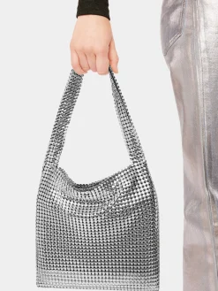 Flash Sale Sac Pixel argent Sacs Porté Épaule
