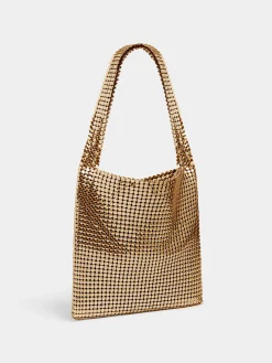 Cheap Sac pixel doré Sacs Porté Épaule