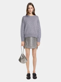 Clearance Sac pochette cotte de maille argentée Sacs De Soirée | Sacs Porté Épaule
