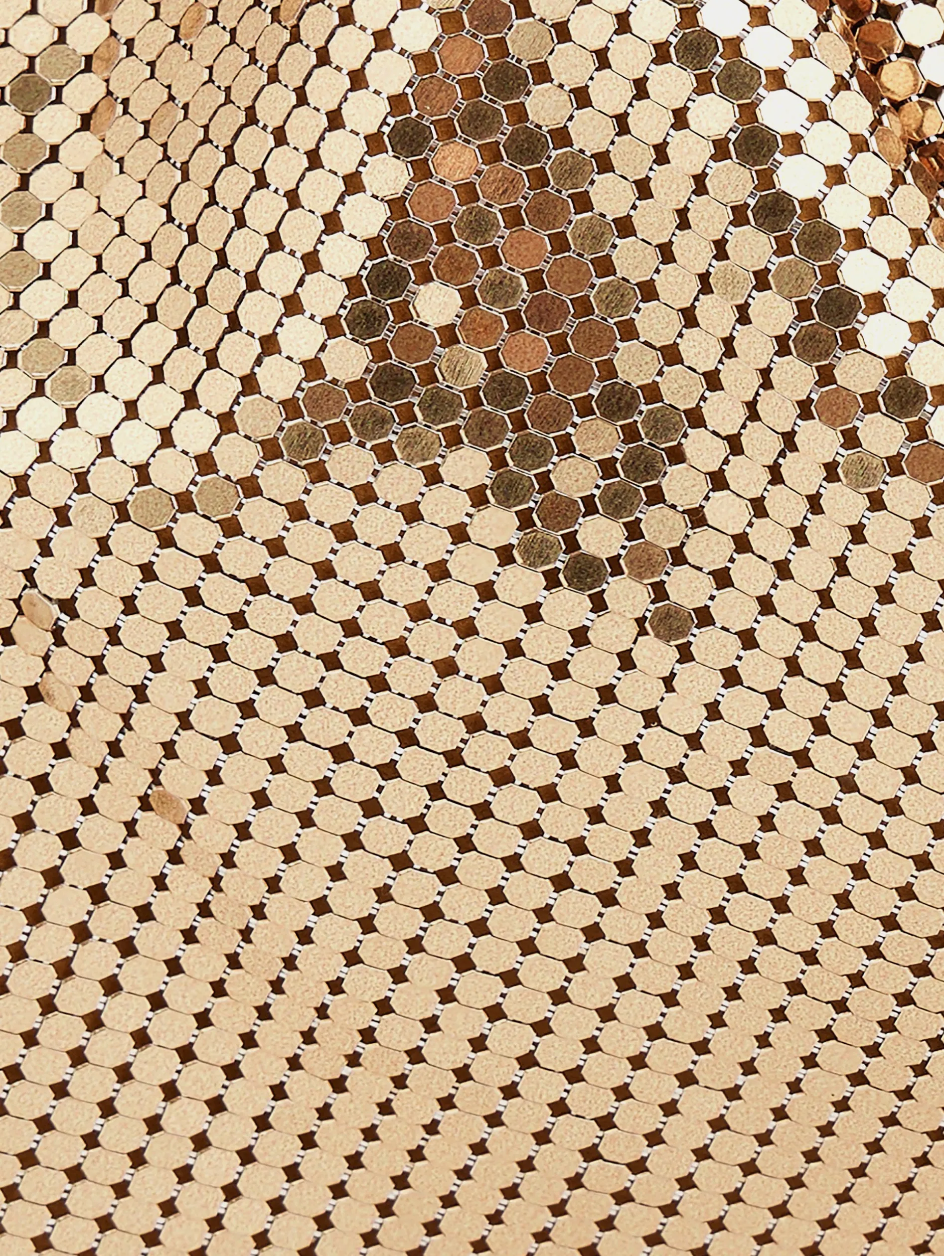 New Sac Pochette cotte de maille dorée Sélection De Soirée | Sacs De Soirée