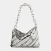 Cheap Silver Paco clutch Bag Les Sacs Paco En Cuir