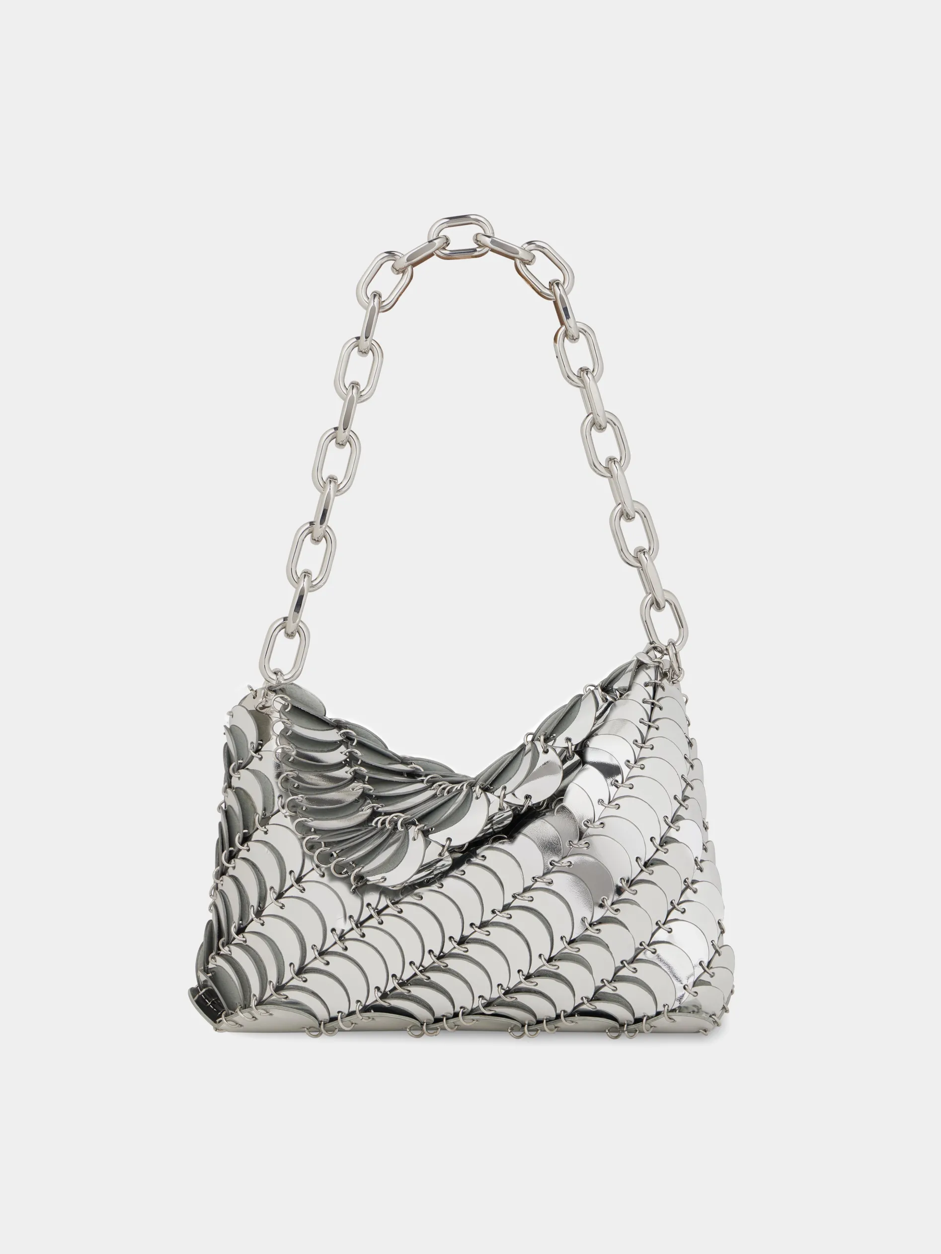 Cheap Silver Paco clutch Bag Les Sacs Paco En Cuir