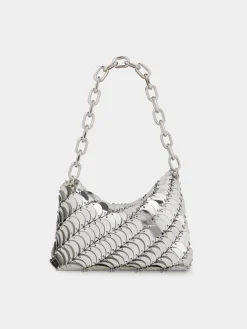 Cheap Silver Paco clutch Bag Les Sacs Paco En Cuir