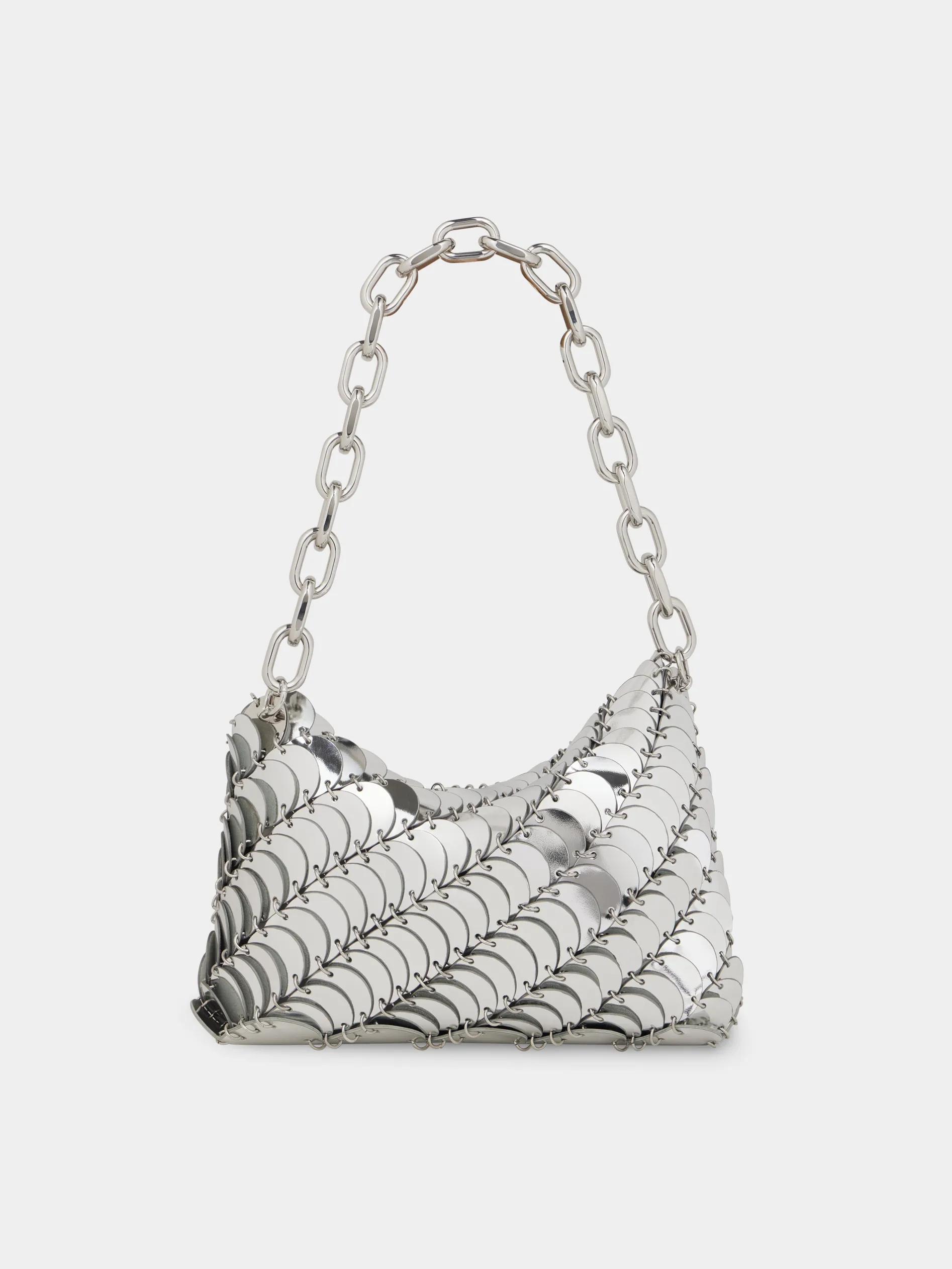 Cheap Silver Paco clutch Bag Les Sacs Paco En Cuir