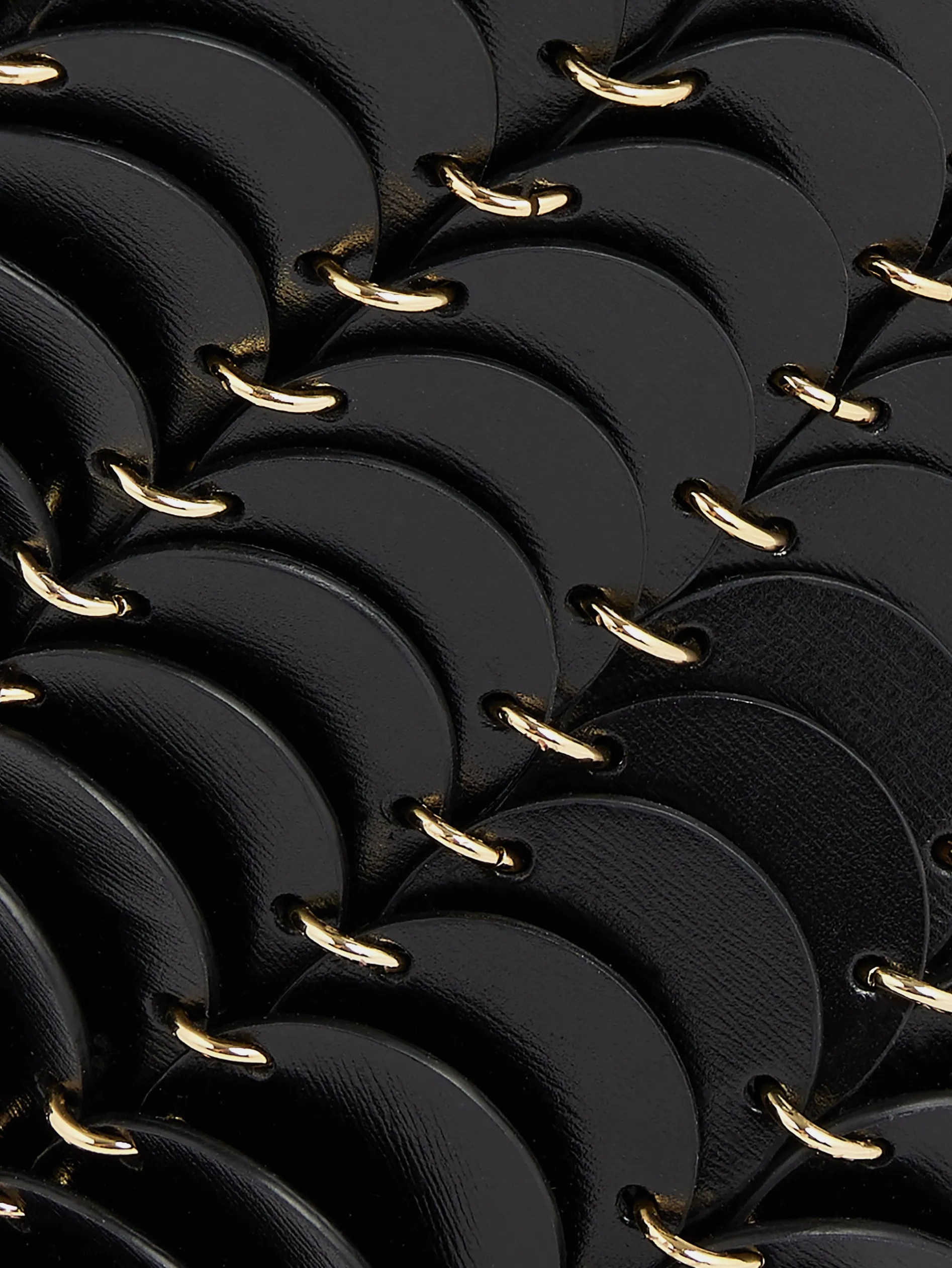 Cheap Small Black bucket Paco bag in leather Les Sacs Paco En Cuir | Sacs Porté Épaule