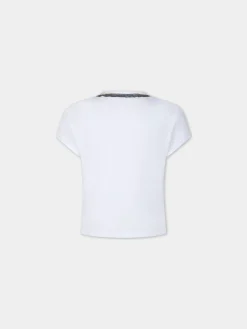 Hot TEE-SHIRT CROPPED EN COTON IMPRIMé Hauts