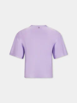 Clearance TEE-SHIRT PIERCING LAVANDE EN JERSEY Sélection De Soirée