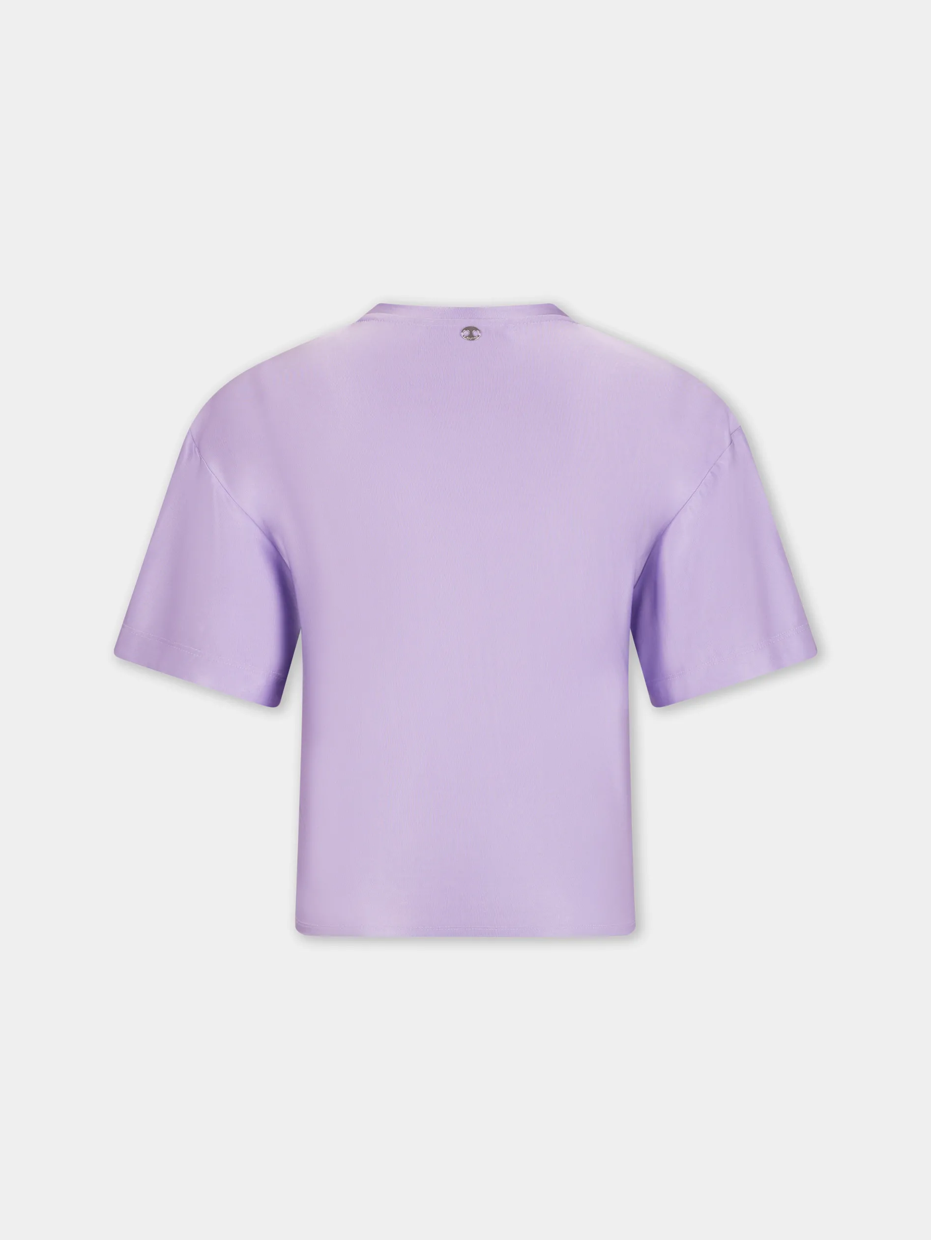Clearance TEE-SHIRT PIERCING LAVANDE EN JERSEY Sélection De Soirée