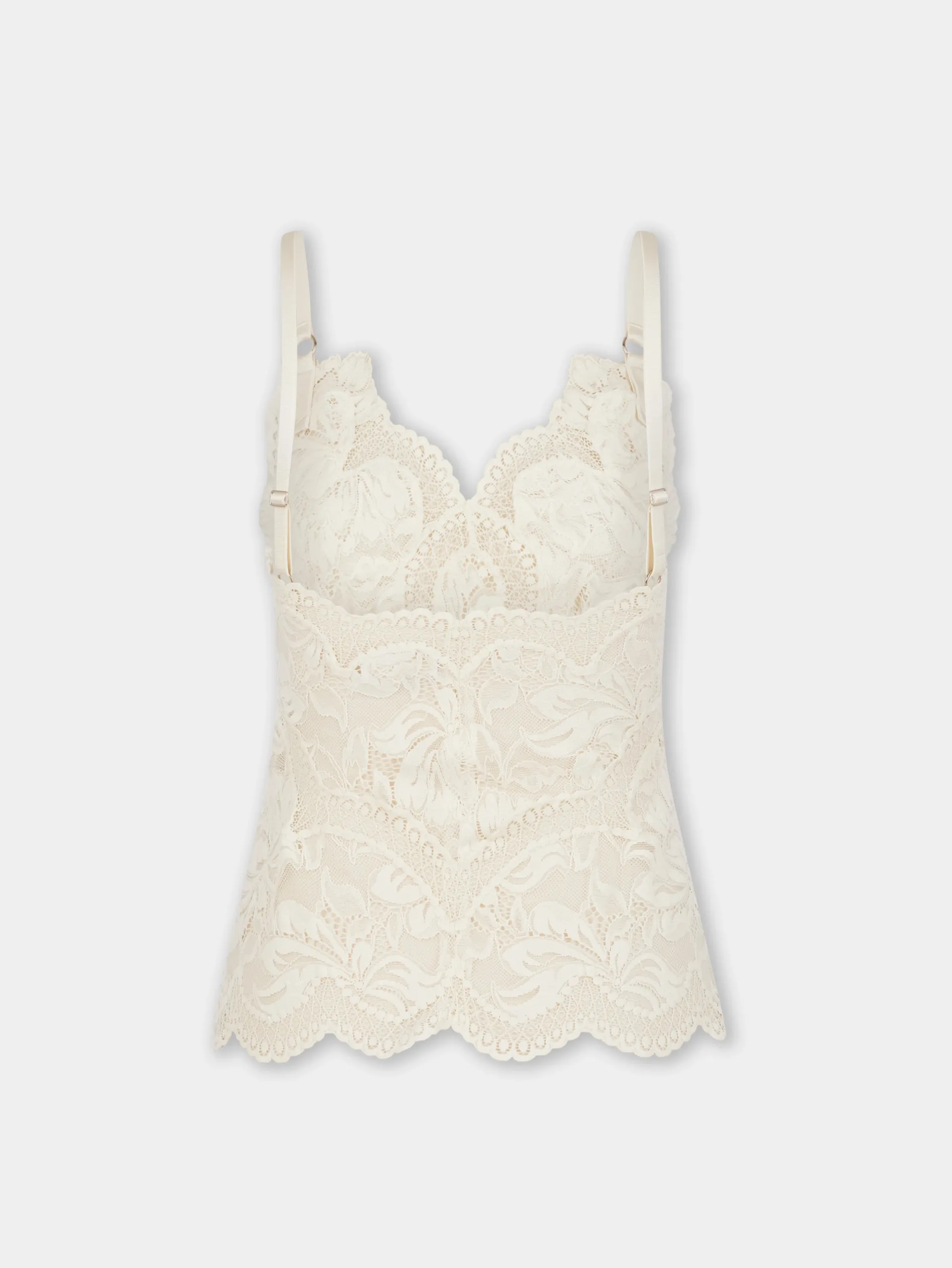New TOP FINES IVOIRE BRETELLE EN DENTELLE Sélection De Soirée | Petits Cadeaux