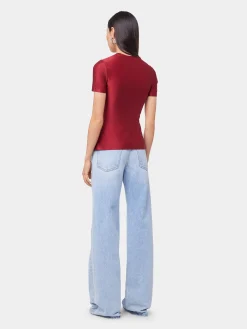 Discount TOP MANCHES COURTES DRAPE EN JERSEY Sélection De Soirée | Petits Cadeaux