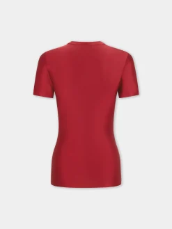 Discount TOP MANCHES COURTES DRAPE EN JERSEY Sélection De Soirée | Petits Cadeaux