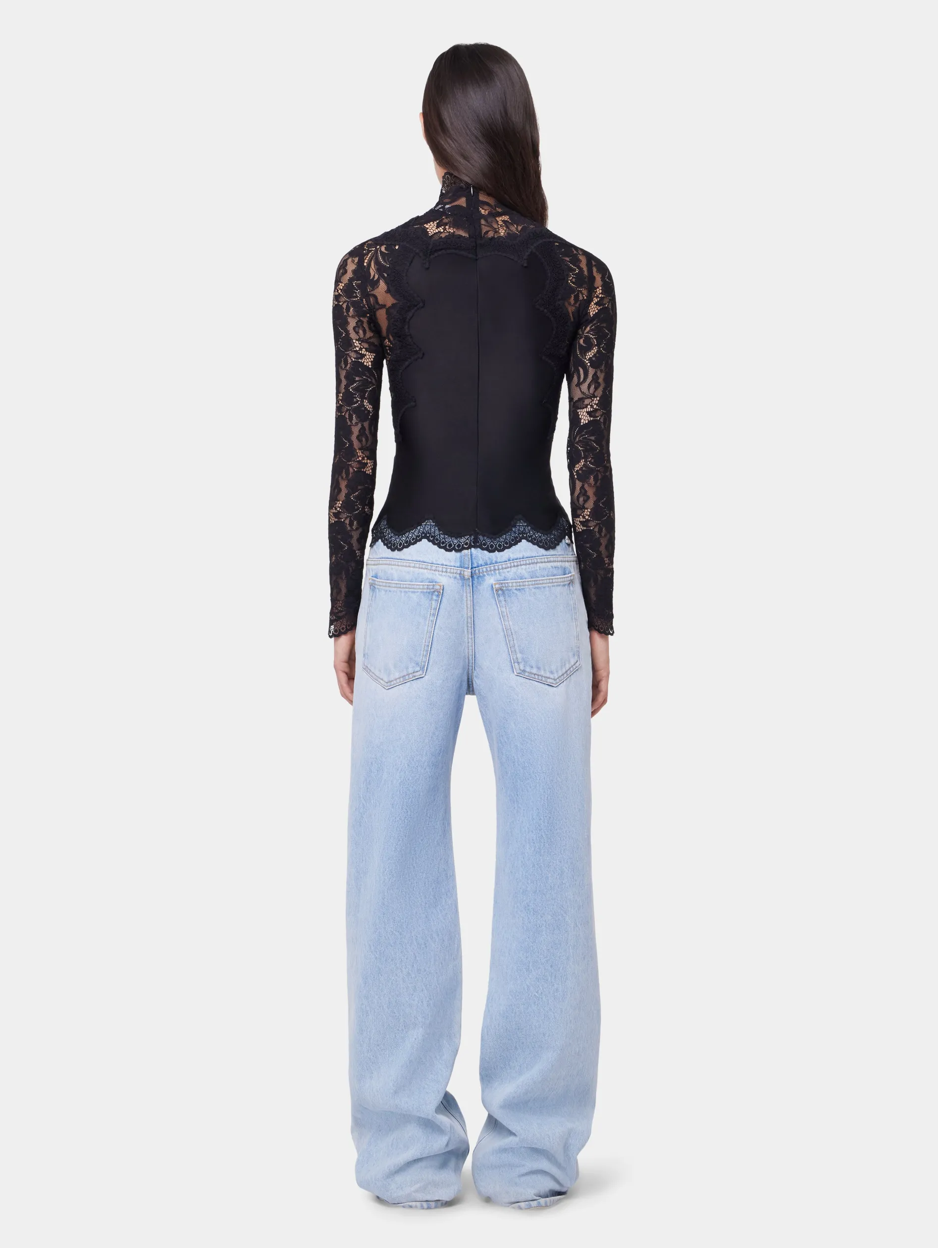 Discount TOP MANCHES LONGUES EN DENTELLE Sélection De Soirée