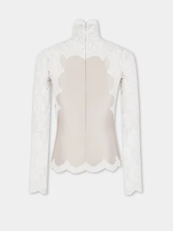 Sale TOP MANCHES LONGUES NOIR EN DENTELLE Sélection De Soirée
