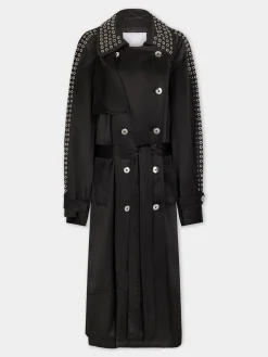 Best Sale TRENCH LONG EN SATIN Vestes | Hauts