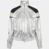 Discount Veste argentée à col roulé Vestes