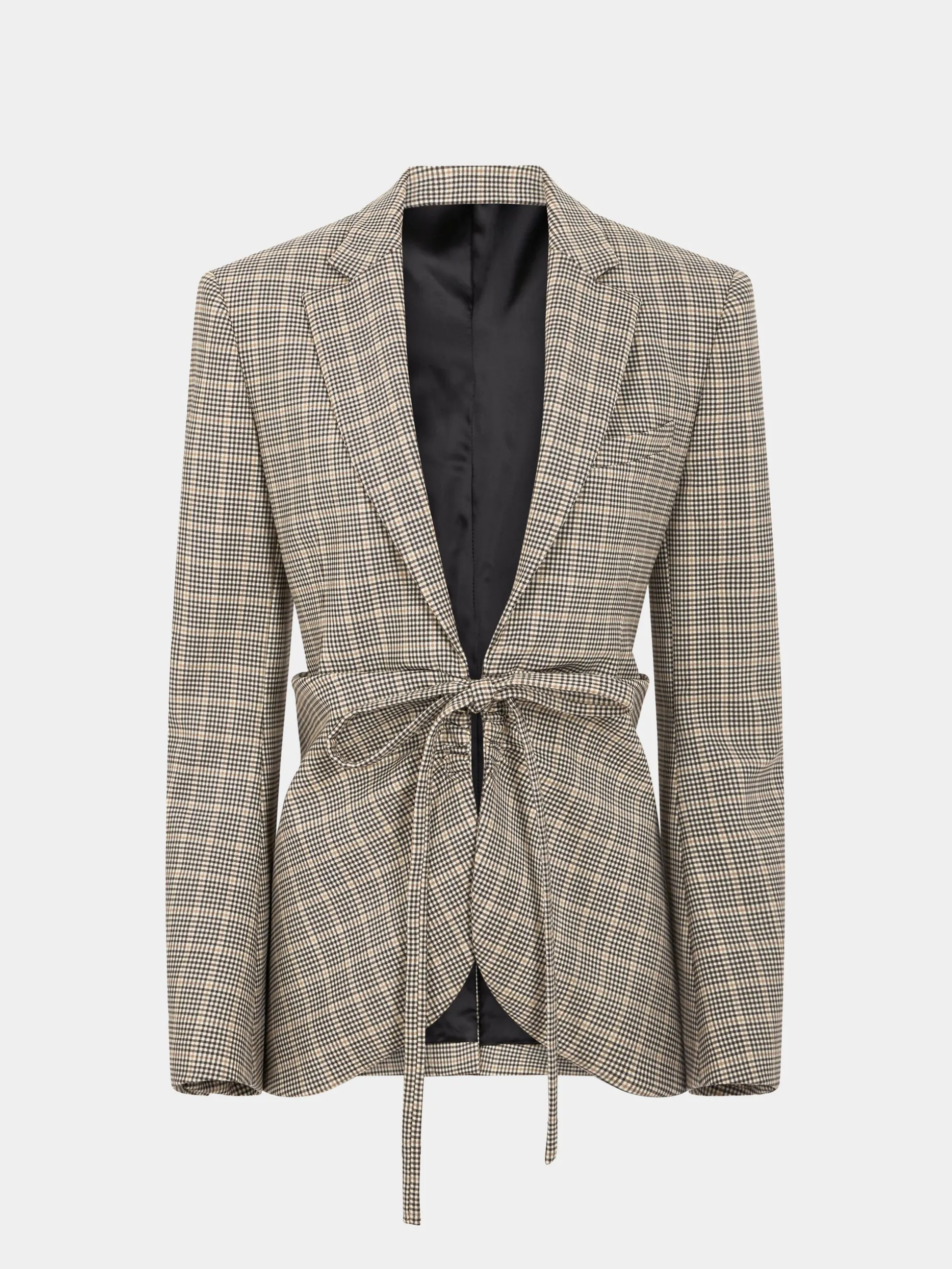 Sale VESTE CINTRéE EN LAINAGE PRINCE DE GALLES Vestes | Maille