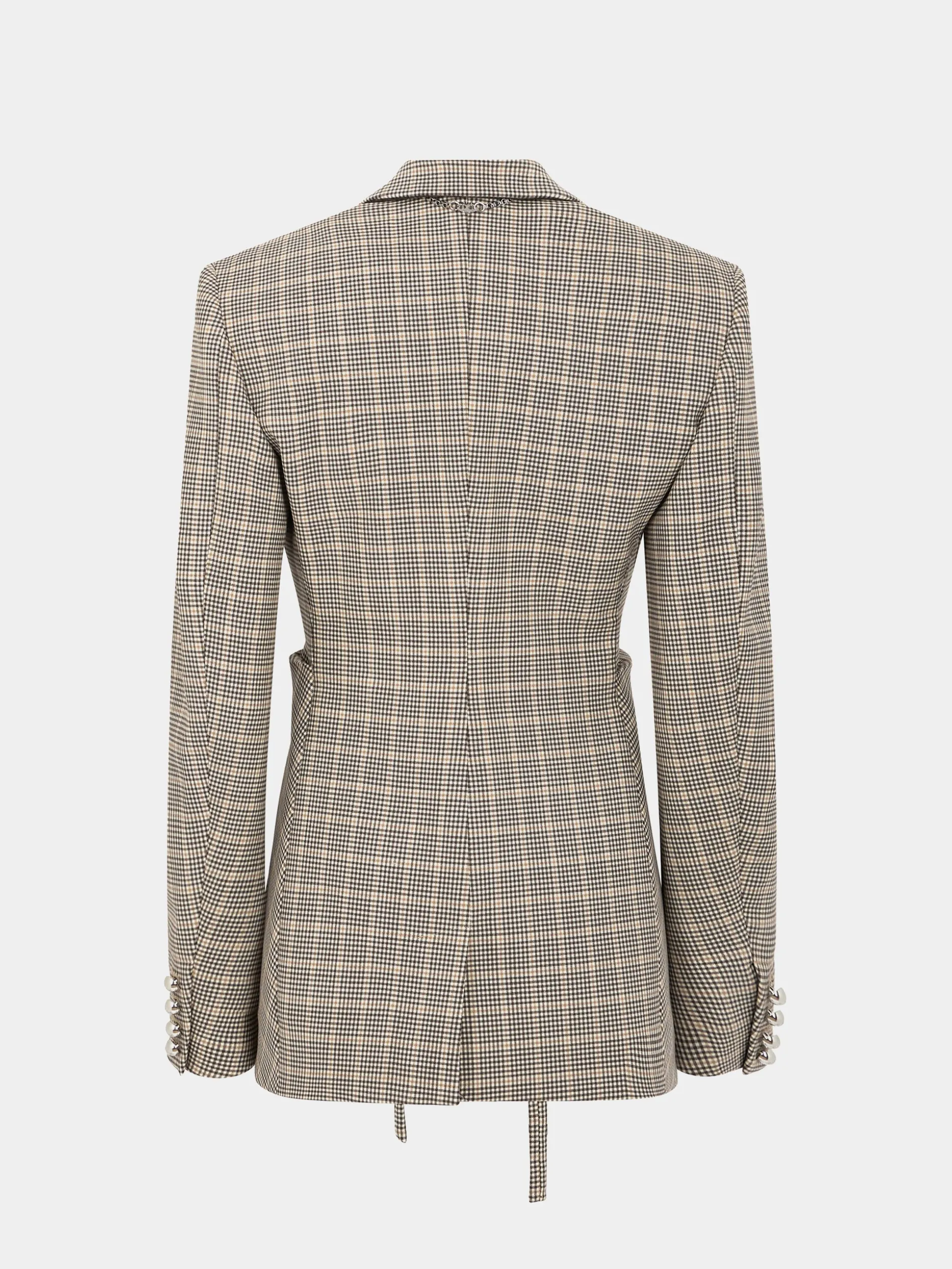 Sale VESTE CINTRéE EN LAINAGE PRINCE DE GALLES Vestes | Maille